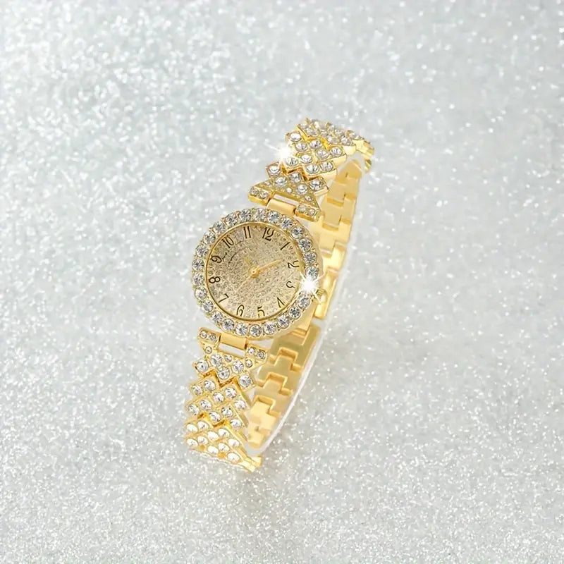 Komplet bransoletek luksusowy Radiance złoty Watch i | Złoto