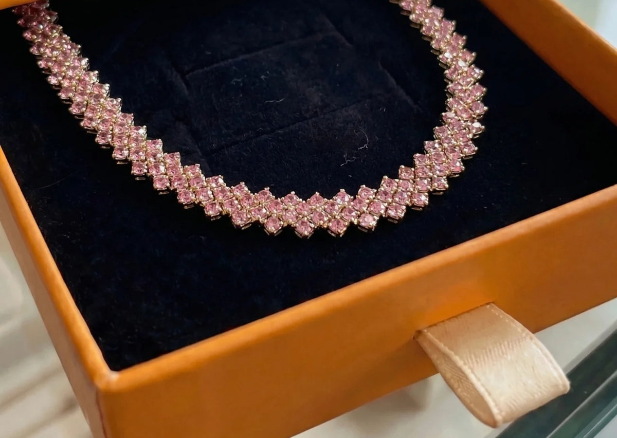 Naszyjnik Rose Ember Line | Złoto