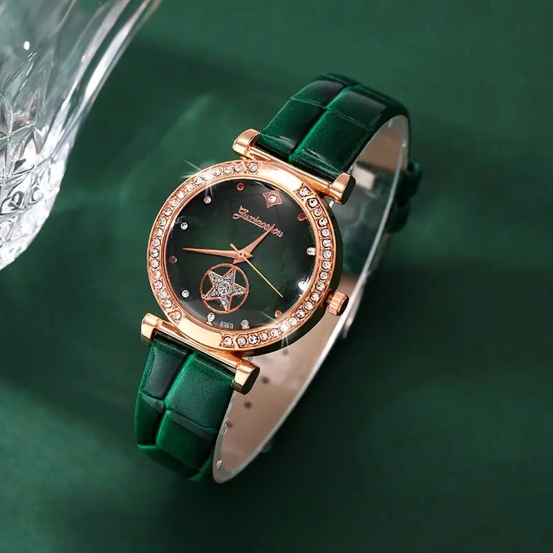 Komplet biżuterii Verdantra Timecourt | Złoto