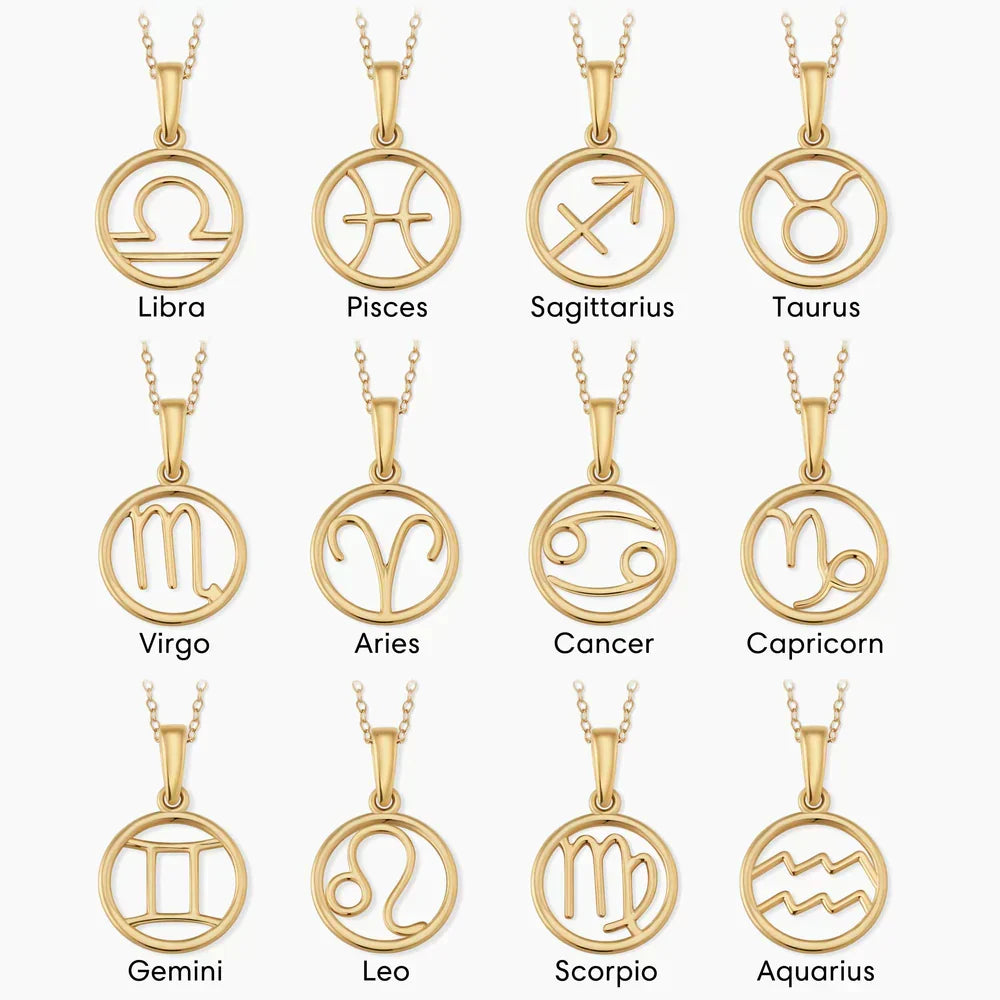 Naszyjnik Zodiac sign | Złoto
