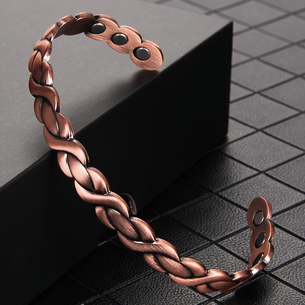 Bransoletka Braided Harmony miedziana