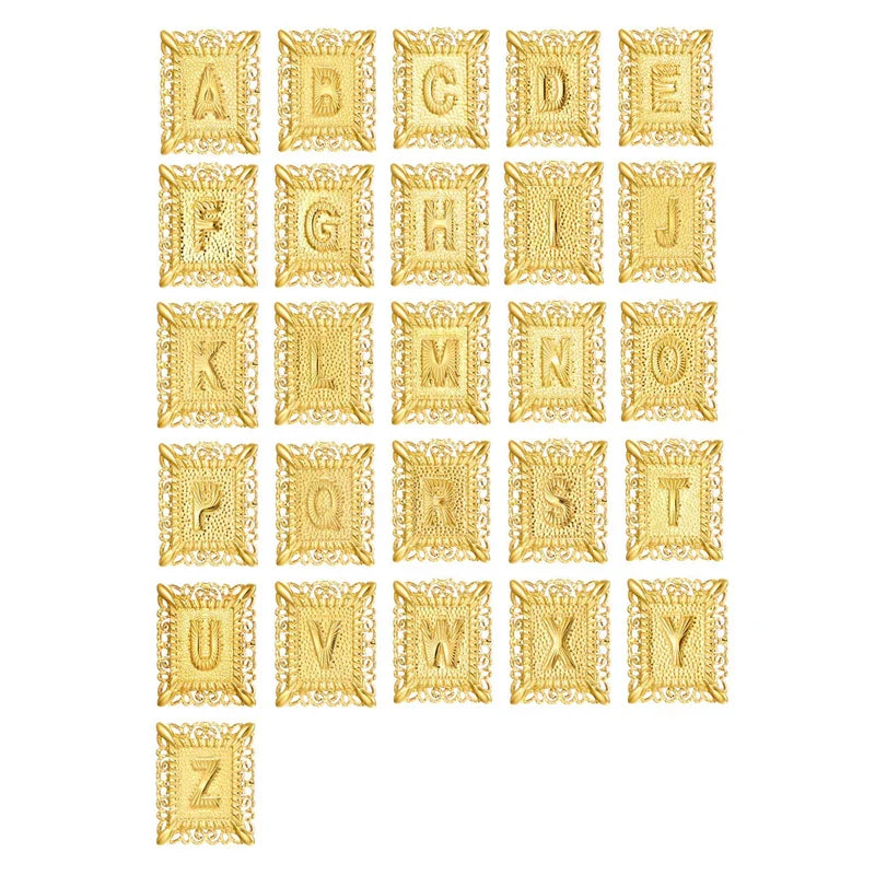 Komplet naszyjników Cross Initial | Złoto