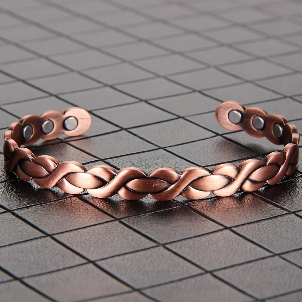 Bransoletka Braided Harmony miedziana
