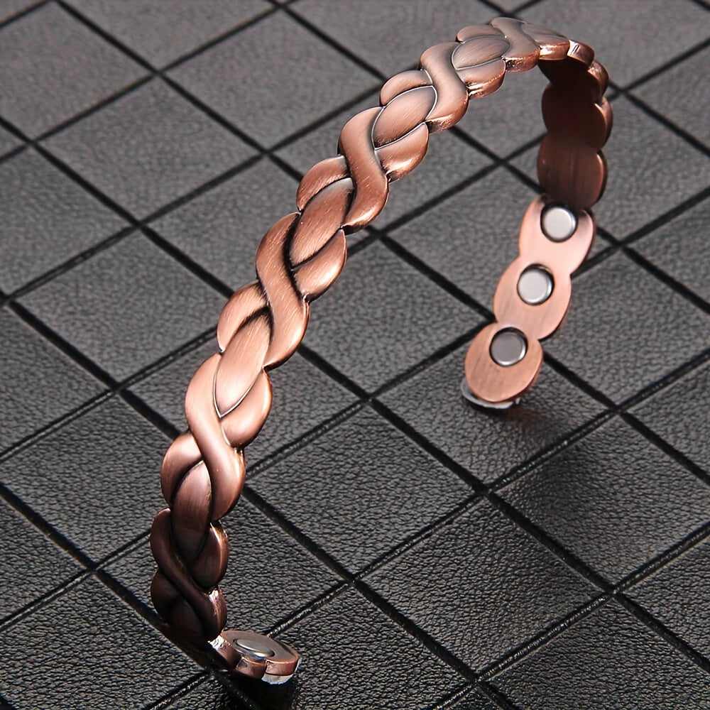 Bransoletka Braided Harmony miedziana