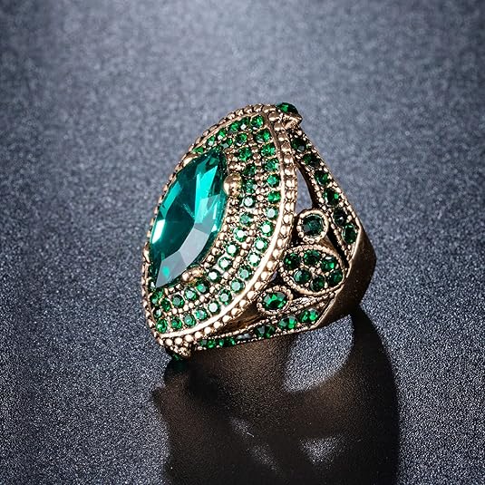 Pierścionek szmaragdowy Regent | Złoto