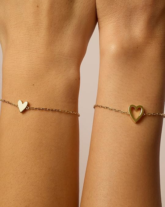 Bransoletka promienna Heart | Złoto