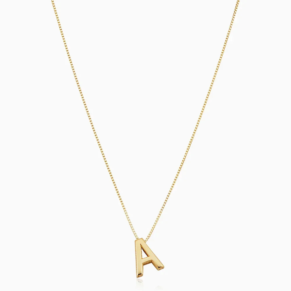 Naszyjnik Love letter initial | Białe złoto