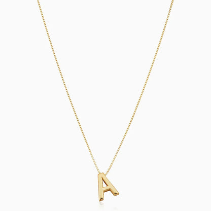 Naszyjnik Love letter initial | Białe złoto