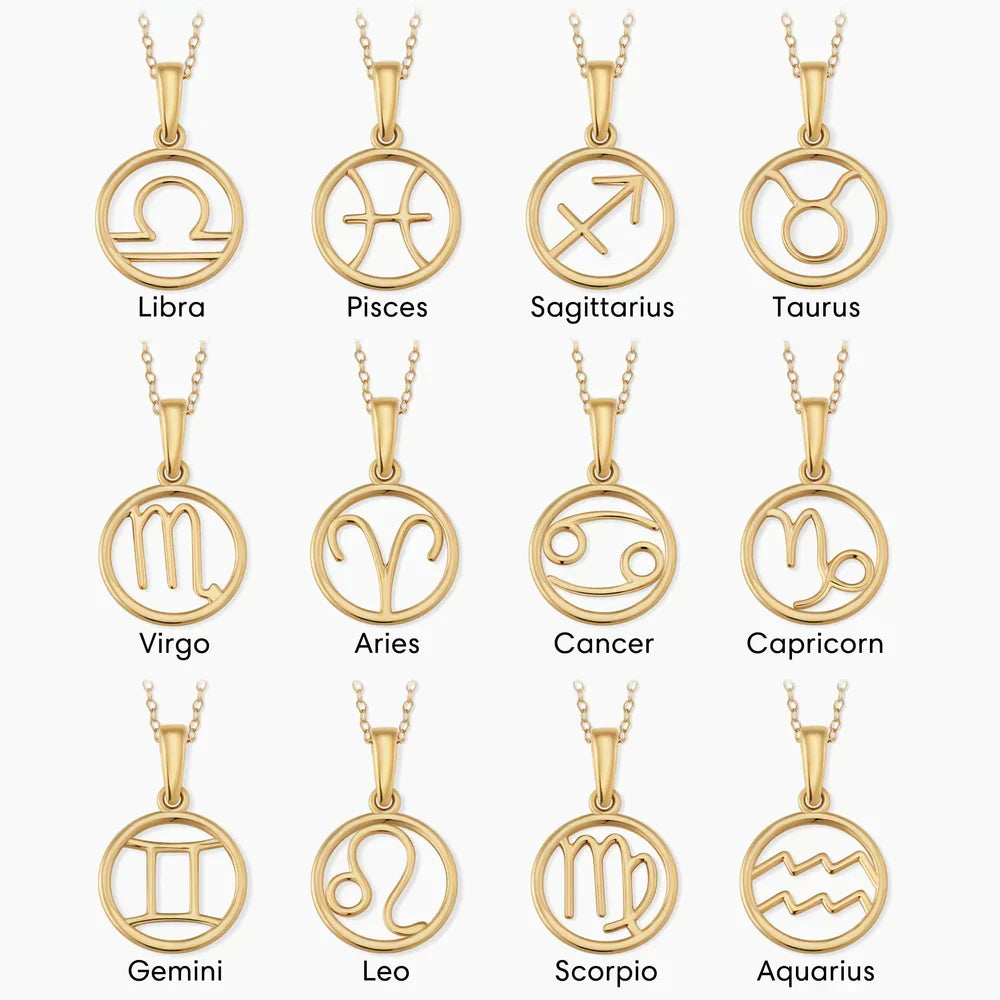 Naszyjnik Zodiac sign | Złoto
