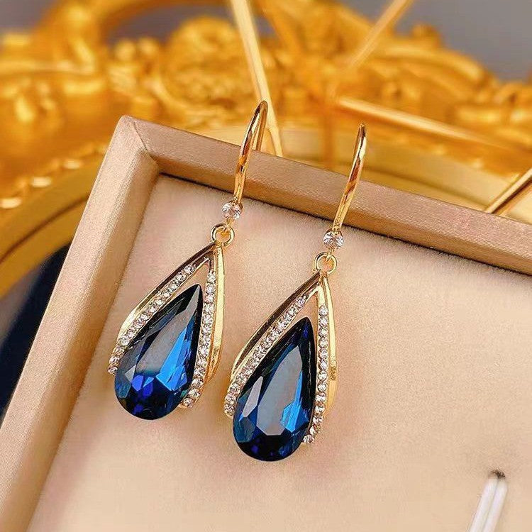 Kolczyki Azura Teardrop | Złoto
