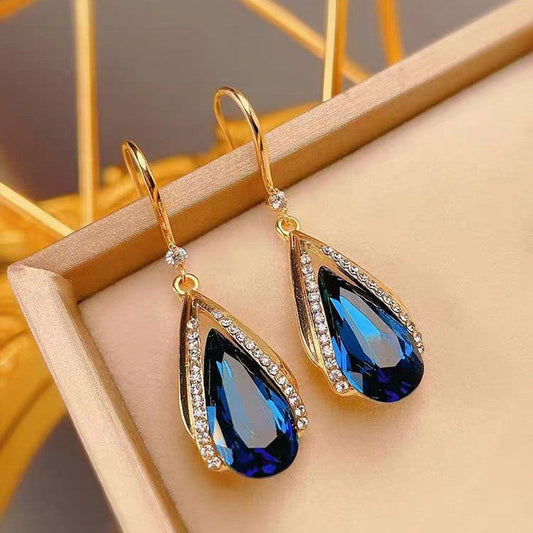 Kolczyki Azura Teardrop | Złoto