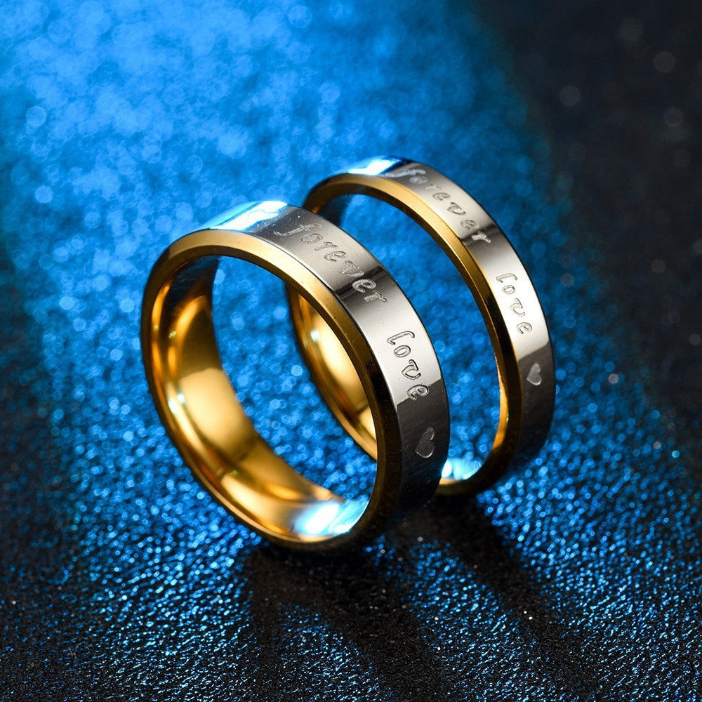 Pierścionek Forever Love Couple | Złoto
