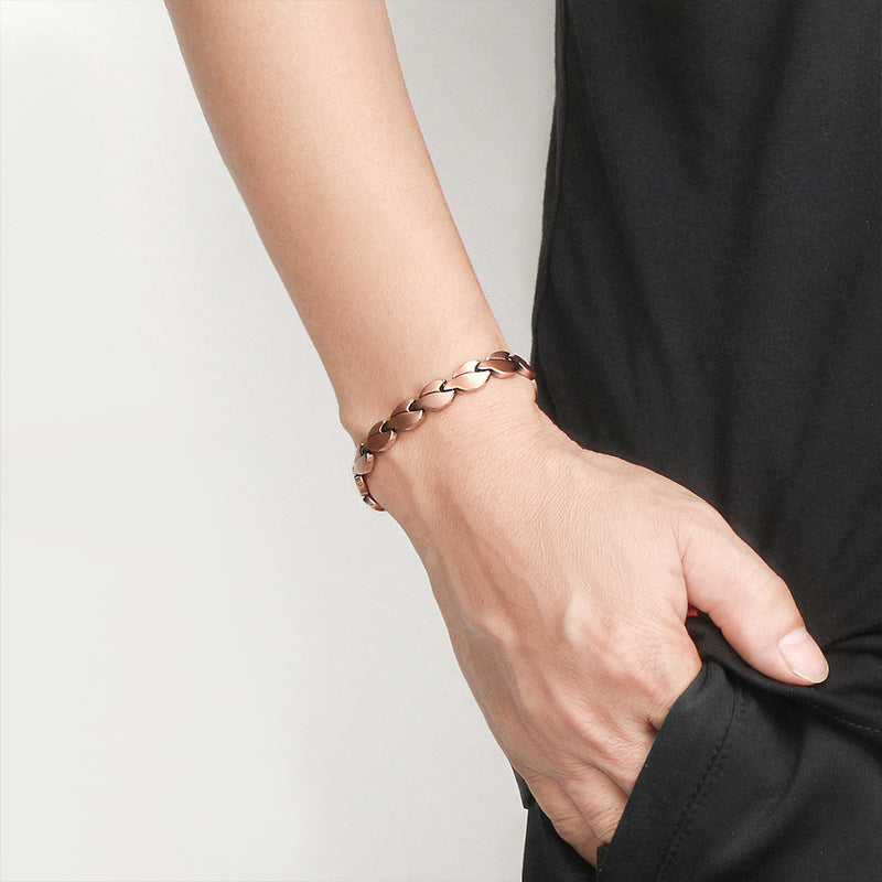 Bransoletka Reed Amara miedziana