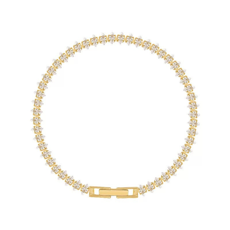 Bransoletka tenisowa Vionelle Marquise | Złoto