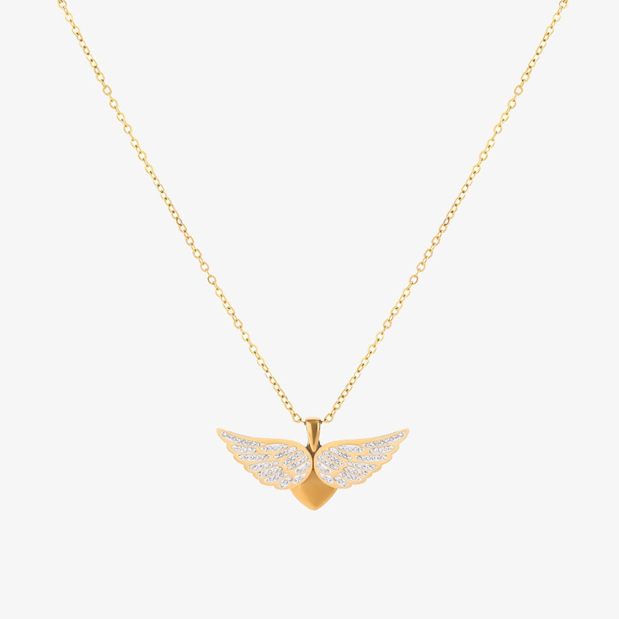 Naszyjnik Soaring Angel Wings | Złoto