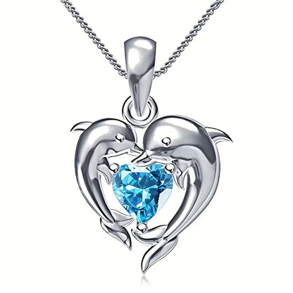 Naszyjnik Oceanheart Twins | Białe złoto