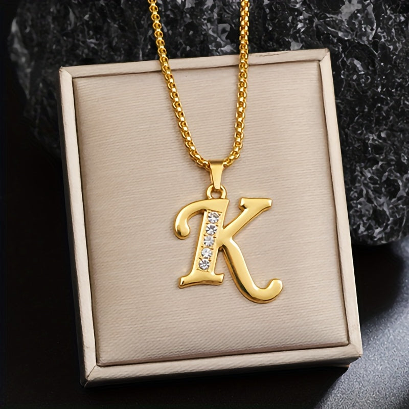 Naszyjnik kryształowy Accent Initial | Złoto