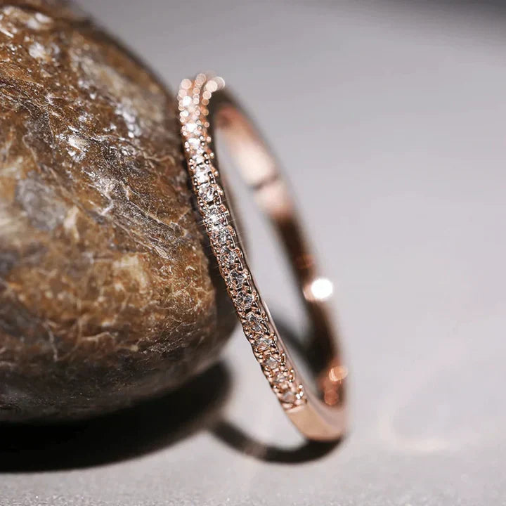 Pierścionek Palmina Verdalis | Białe złoto